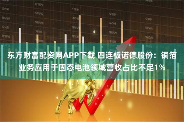 东方财富配资网APP下载 四连板诺德股份：铜箔业务应用于固态电池领域营收占比不足1%